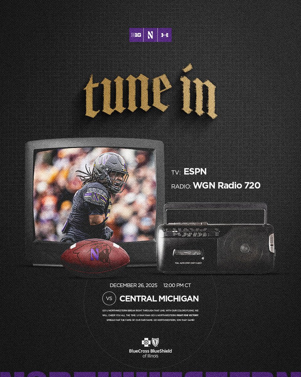 Northwestern Football tweet media