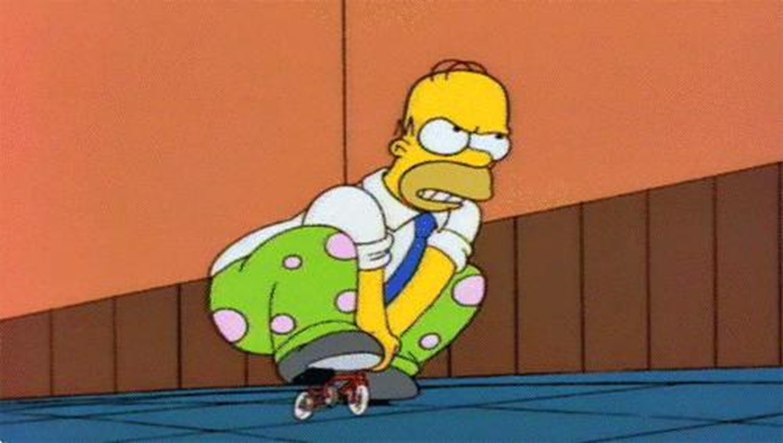 How I look trying to take a shit on my parents tiny toilet made for tiny old people