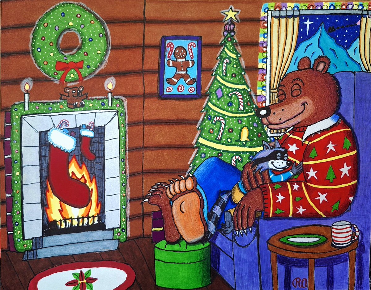 Walter_Ringtail's tweet photo. Merry Christmas Everyone! 🎄 https://t.co/dtzjH4oDdp