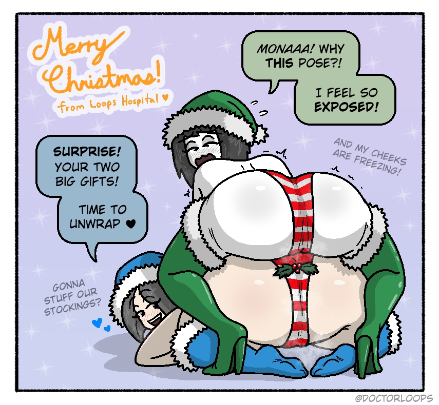 Unpacked my tablet and pen! Here's a little warm-up doodle for the holiday season 💚 Merry Christmas, everyone!