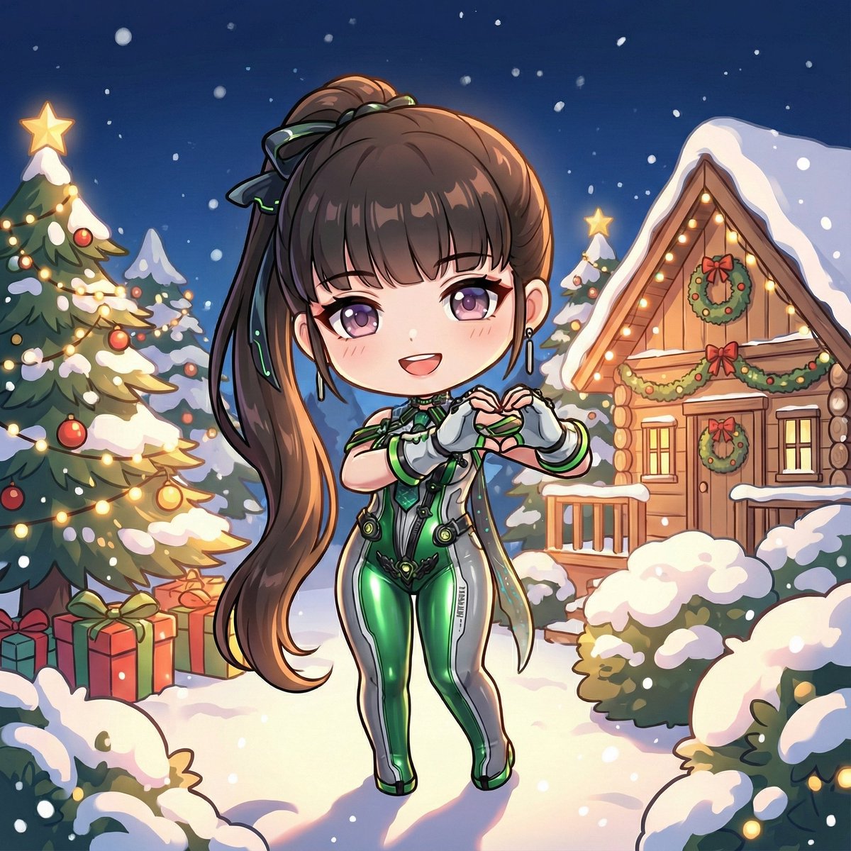 timediffer24's tweet photo. Seems like everyone loves this pic, so here's the textless version~ 💖
Merry Christmas again! 🎄
#MerryChristmas #Eve #StellarBlade https://t.co/1hnwpJLsai