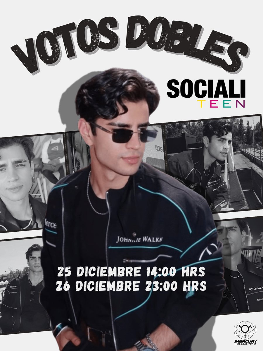 Feliz navidad a todos!! 🎄✨️❤️

Les recordamos que hoy a las 2:00 pm empiezan los votos dobles en Socialiteen🗣🔥