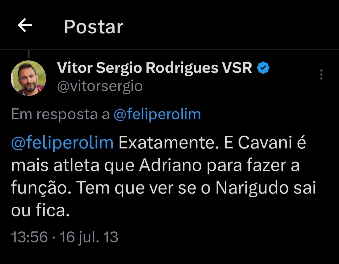 Vitor Sergio Rodrigues VSR tweet media