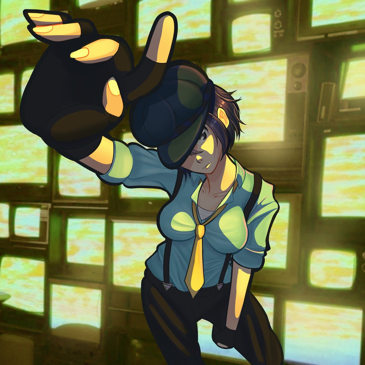 MiniPixelzzz's tweet image. A secret Santa gift I made for @soft4taira #Persona4