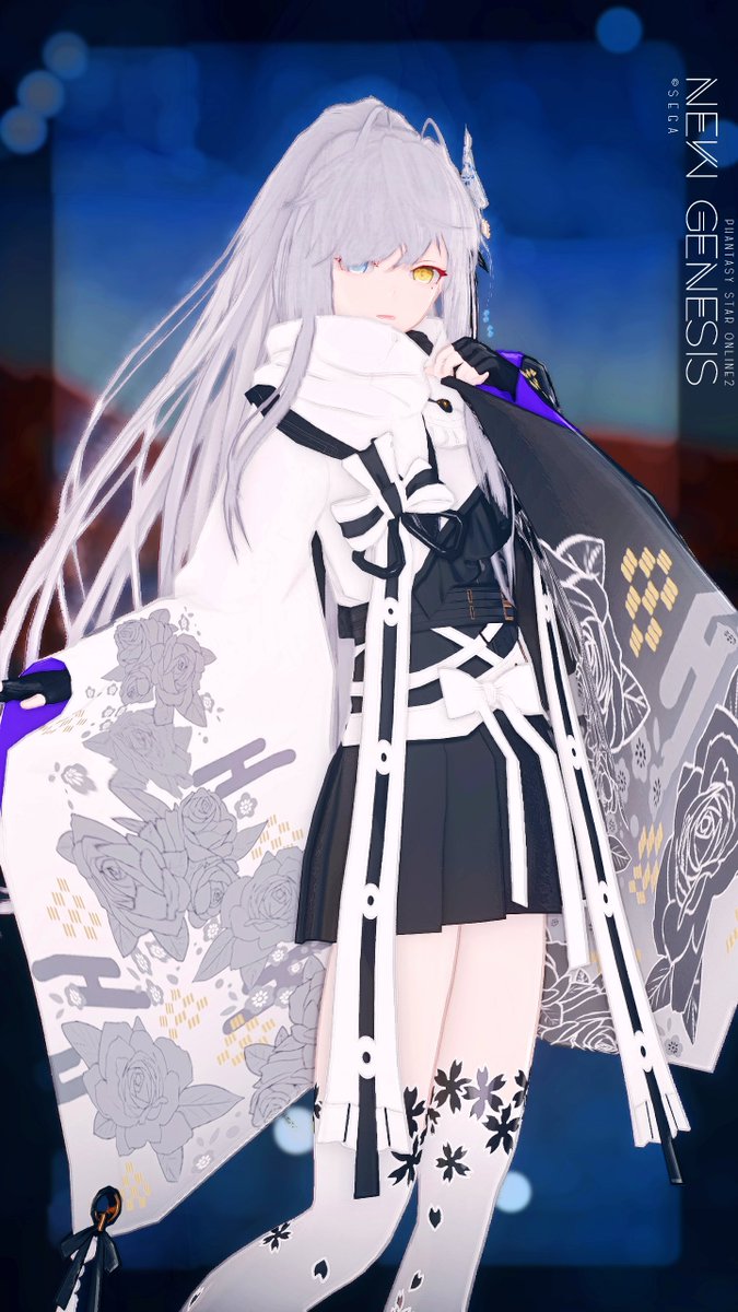 akari_rimu's tweet image. いい和服です…！ｽｷ！(＝ω＝)✨️
#PSO2NGS_SS #時雨ロゴ