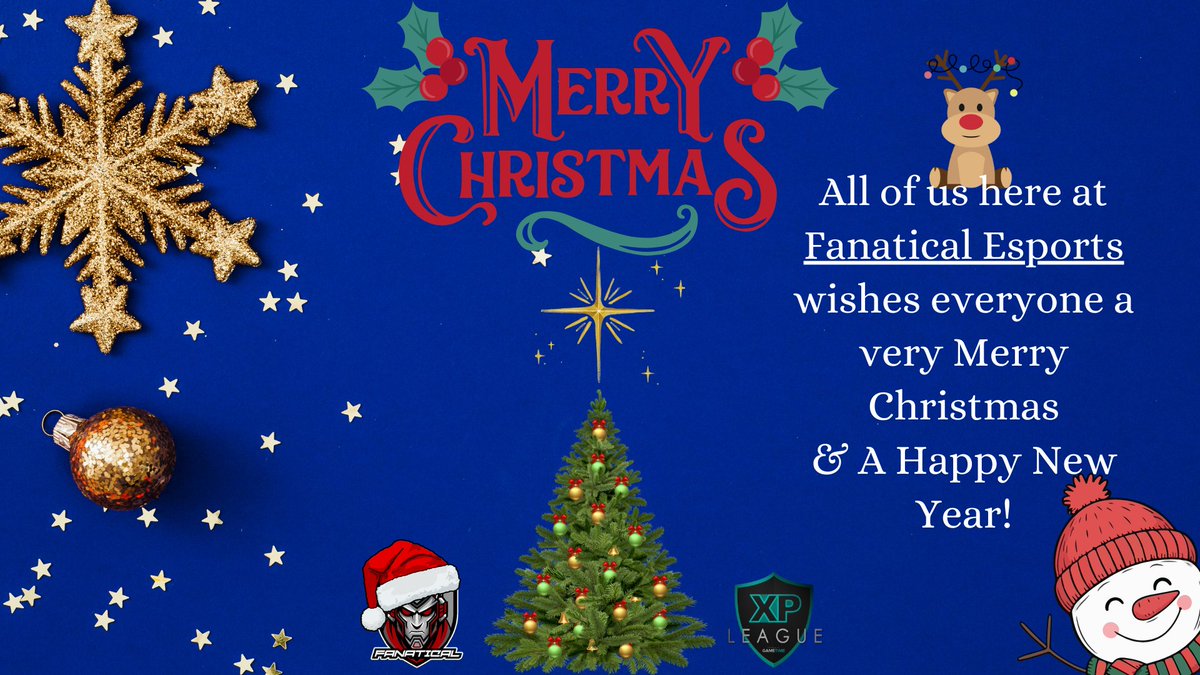 FanaticalGG's tweet photo. 🎄Merry Christmas Everyone!🎄
☃️🎅❄️🎁
@XP_Leagues #BecomeFanatical #FTL #Evo9x #SpacePanda #Hexgaming #Fifine #DubbyEnergy https://t.co/A0VWf53RHk