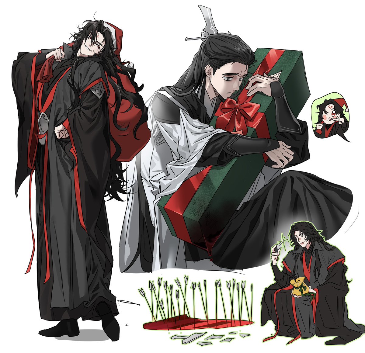 Qwert021600's tweet image. 크리스마스가 너무 빨리 지나가서 슬프네요