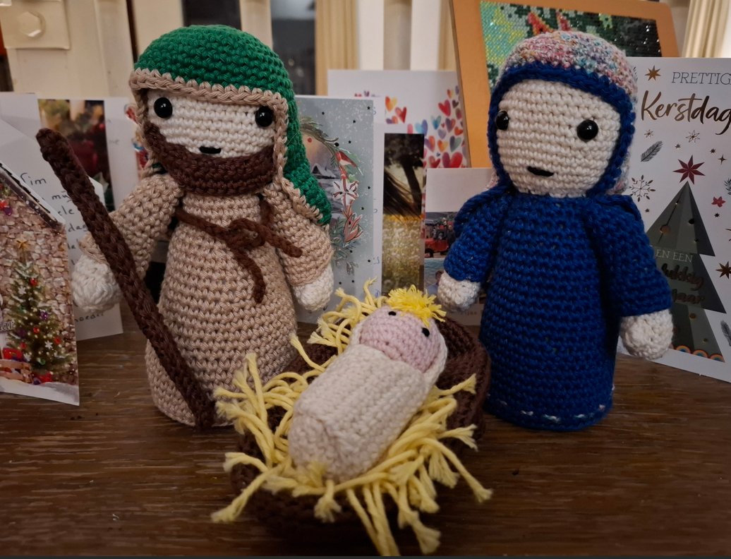 Prettige kerstdagen vanuit Huize Cornelissen.

#Jozef #Maria #Jezus #Kerst