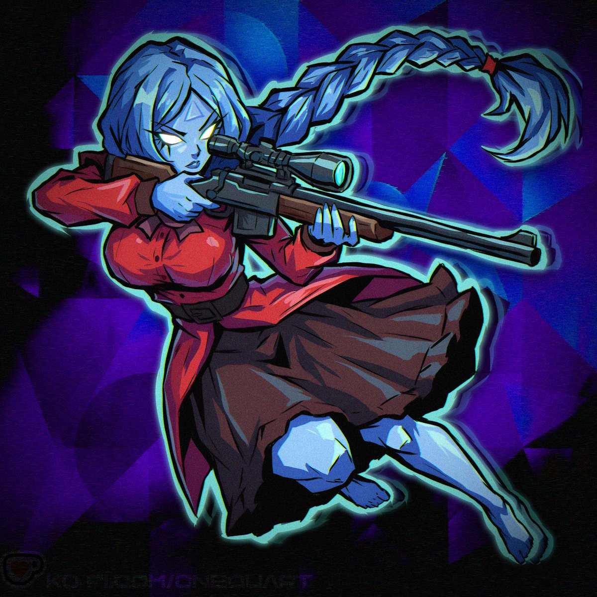 OneQuarty's tweet image. Another one is finished! Vindicta #deadlock