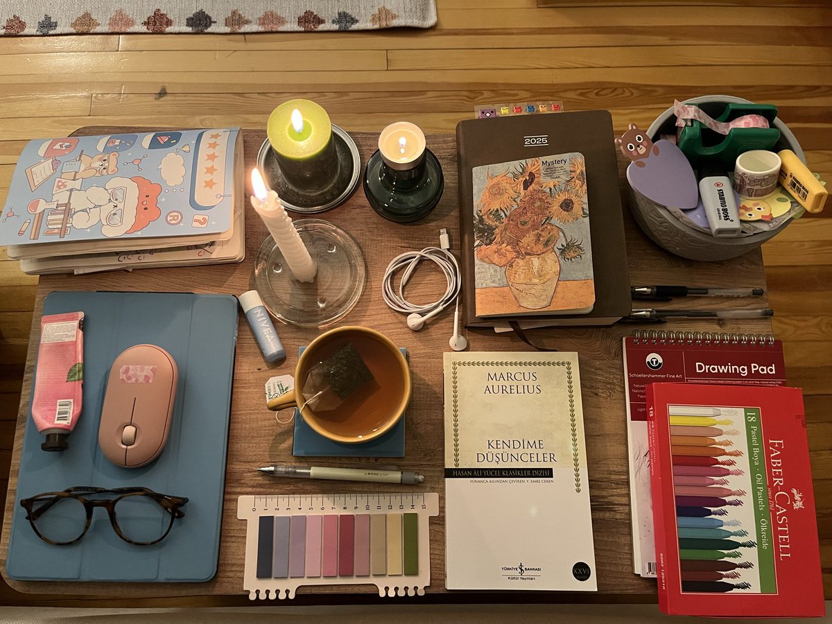 nevzsblog's tweet photo. yapılacaklar: pastel boyama, kitap okuma, ajanda doldurma https://t.co/jAVSOJeDP3