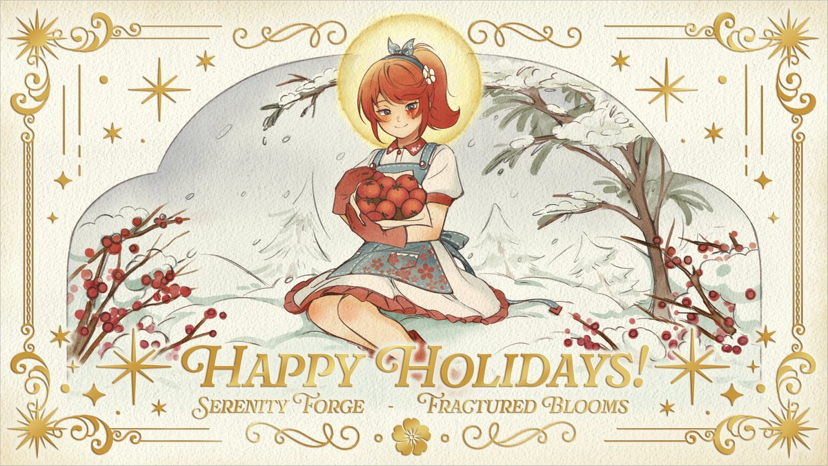 From our little garden to yours,

Wishing you a warm season full of good food, quiet moments, and things worth holding close.

Happy Holidays from Serenity Forge. ❤️☃️
