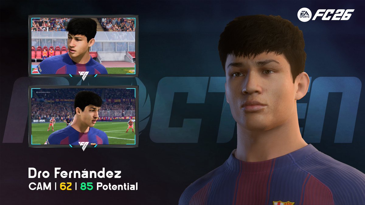 noctenmod's tweet photo. Dro Fernández | EAFC 26 Face
Barcelona Player 

🔥Available 🔥
Download link in Bio (BMC / Patreon)

Join membership or buy to unlock this face &amp; more creations.
Enjoy your game!

@allFCfacemakers https://t.co/eJvRJYhbfE