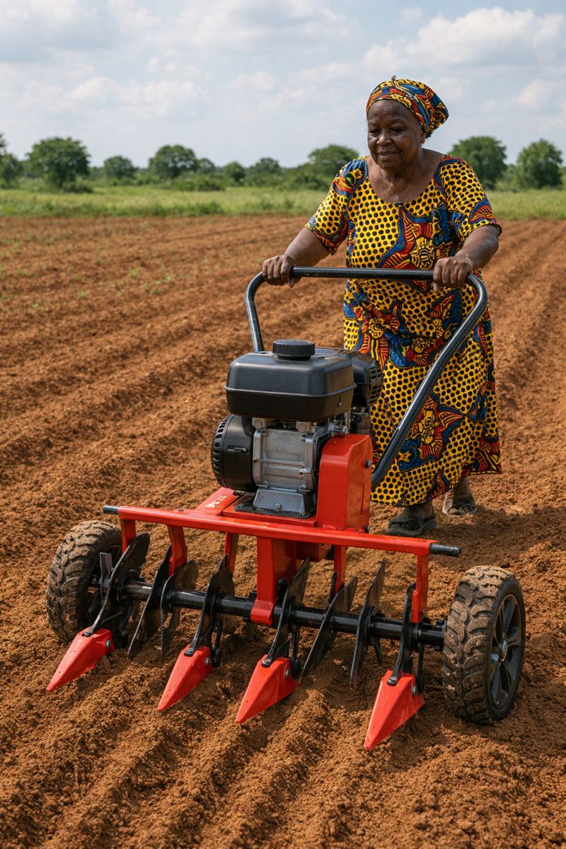 FarmersTrend's tweet photo. Africa Will Not Mechanize Agriculture with Just Tractors. Small Households Need Simpler Machines.

In the 21st century, it is absurd that tractors—machines that are heavier and more expensive than most cars—exist primarily to drag ploughs and harvesters across farms. This model is inefficient, capital-intensive, and fundamentally misaligned with the realities of smallholder agriculture.

True agricultural progress should start with tools so simple, light, and intuitive that even an elderly grandmother can use them comfortably. From there, we can scale intelligently—toward smarter machines, connected systems, and eventually autonomous agricultural robotics.

Africa’s agricultural challenge is not a lack of land, labor, or effort—it is a lack of human-scaled mechanization.

We are building from first principles:
start with a farming machine so simple, affordable, and intuitive that an elderly grandmother can use it without exhaustion. From that foundation, we can scale—toward smarter tools, connected systems, and eventually autonomous agricultural robotics.

This is an invitation to partners who understand that real transformation begins at the base of the pyramid.

To Gates Foundation :
If your mission is to lift productivity, incomes, and food security for smallholder farmers, this is where mechanization truly begins.

To Dangote Industries Limited :
Africa needs indigenous industrial champions to manufacture affordable machines at scale. This is an opportunity to industrialize agriculture the way, alongside your current investments in urea and fertilizer production.

To Global Agricultural Equipment Manufacturers:
The next billion farmers will not be reached with tractors designed for industrial farms. They will be reached with radically simpler, lighter, and smarter machines designed for emerging markets.

To African Development Bank Group, African Governments, Ministries and Institutions:

Let us build the tools that unlock productivity per person—
and in doing so, unlock Africa’s economic potential.