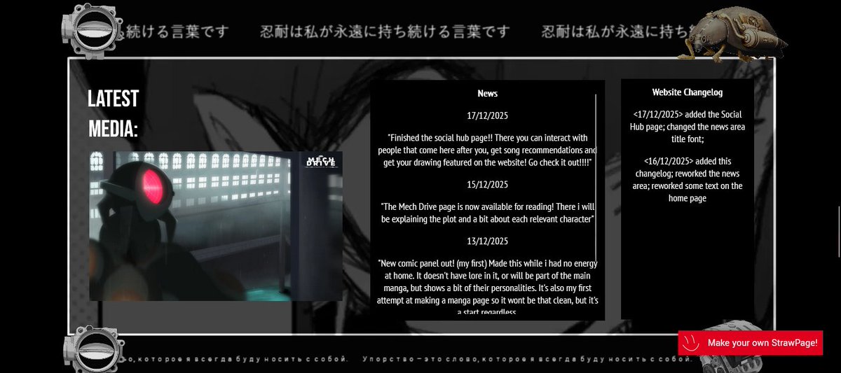 for those from here that are still moving out, on my straw page i have a section with other socials i use and also one i post and link to my latest work so you can check there from time to time too if it's more convenient