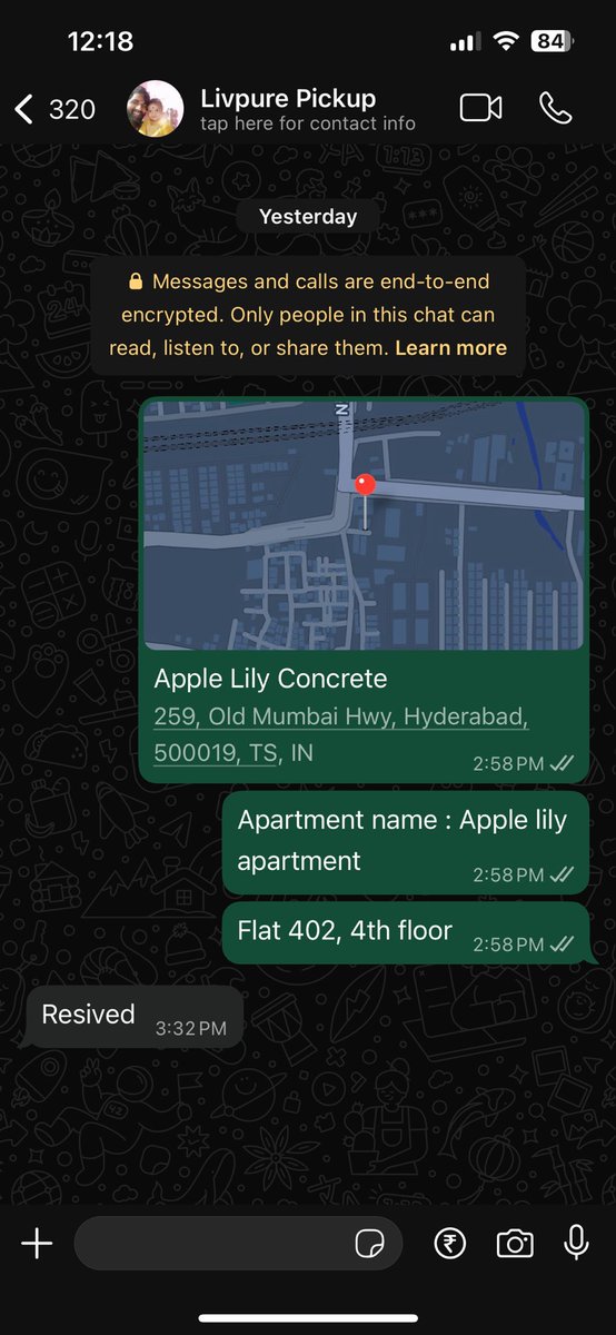 Hi <a href="/Livpure_India/">Livpure India</a> as per our last discussion, the rental RO was picked up. But I received a whatsapp communication saying that RO not picked up. Attached screenshots. What kind of fraud you guys are doing, you only can answer! Else case I need to report a theft case to police