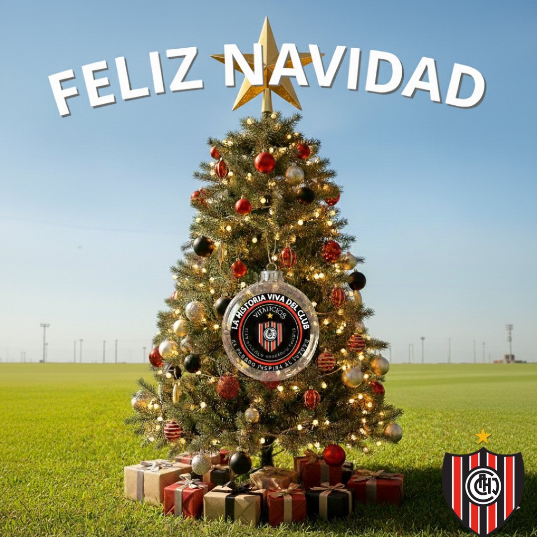 🎄✨ Que la Navidad nos encuentre unidos, renovando la esperanza y los buenos deseos.

🥂 ¡Salud y felicidades para todos ❤️🤍🖤

#FelizNavidad2025 

<a href="/CivitVitalicios/">CIVIT</a> <a href="/ChacaOficial/">Chacarita Juniors</a> <a href="/sociosdechaca/">Socios de Chaca</a>