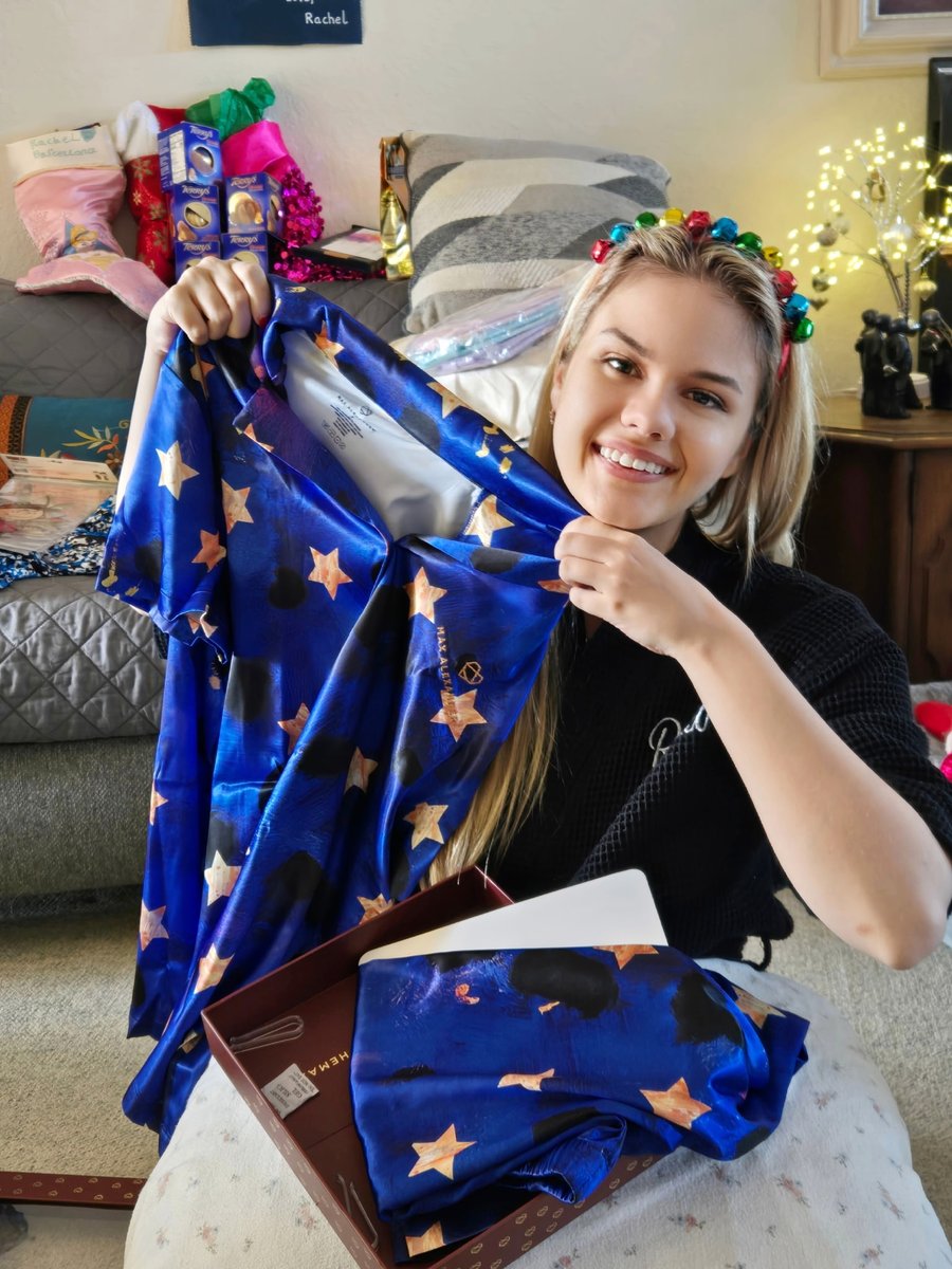 For Christmas, I adopted a highland cow named Henry #followyourlegend which I've always wanted to do! Finally got the <a href="/Starbucks/">Starbucks</a> bearista cup 😁😁😁 and supported my friend #couturetothemax with these beautiful PJ's! I really needed to smile today.