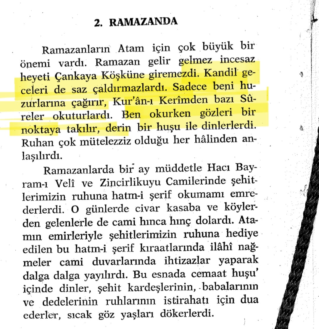Atatürk’ün 15 yıl boyunca hafızlığını ve fasıl topluluğu şefliğini yapan Hafız Yaşar Okur, Atatürk’ün kandil günlerini anlatıyor.
 
Hayırlı Kandiller...
