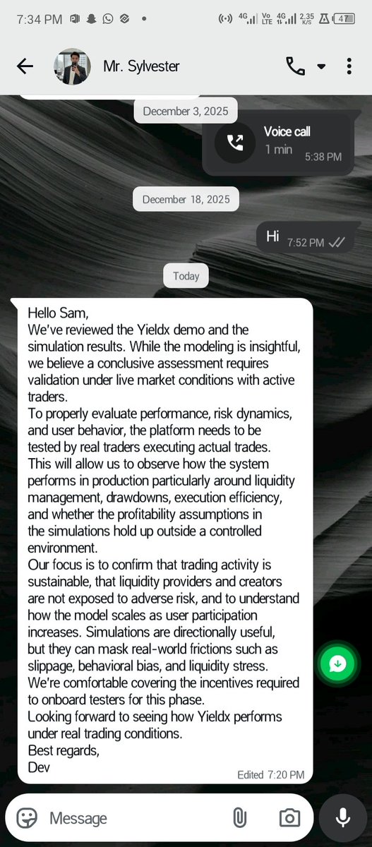We’ve received feedback from a potential angel investor for <a href="/yieldxchange/">Yieldx</a>, and they’ve requested a beta phase.
We’re opening beta testing where you can trade with demo YCX.
👉 Join: t.me/+Tv0doAjuobIzZ…
YCX profits earned in beta will be retained at launch.