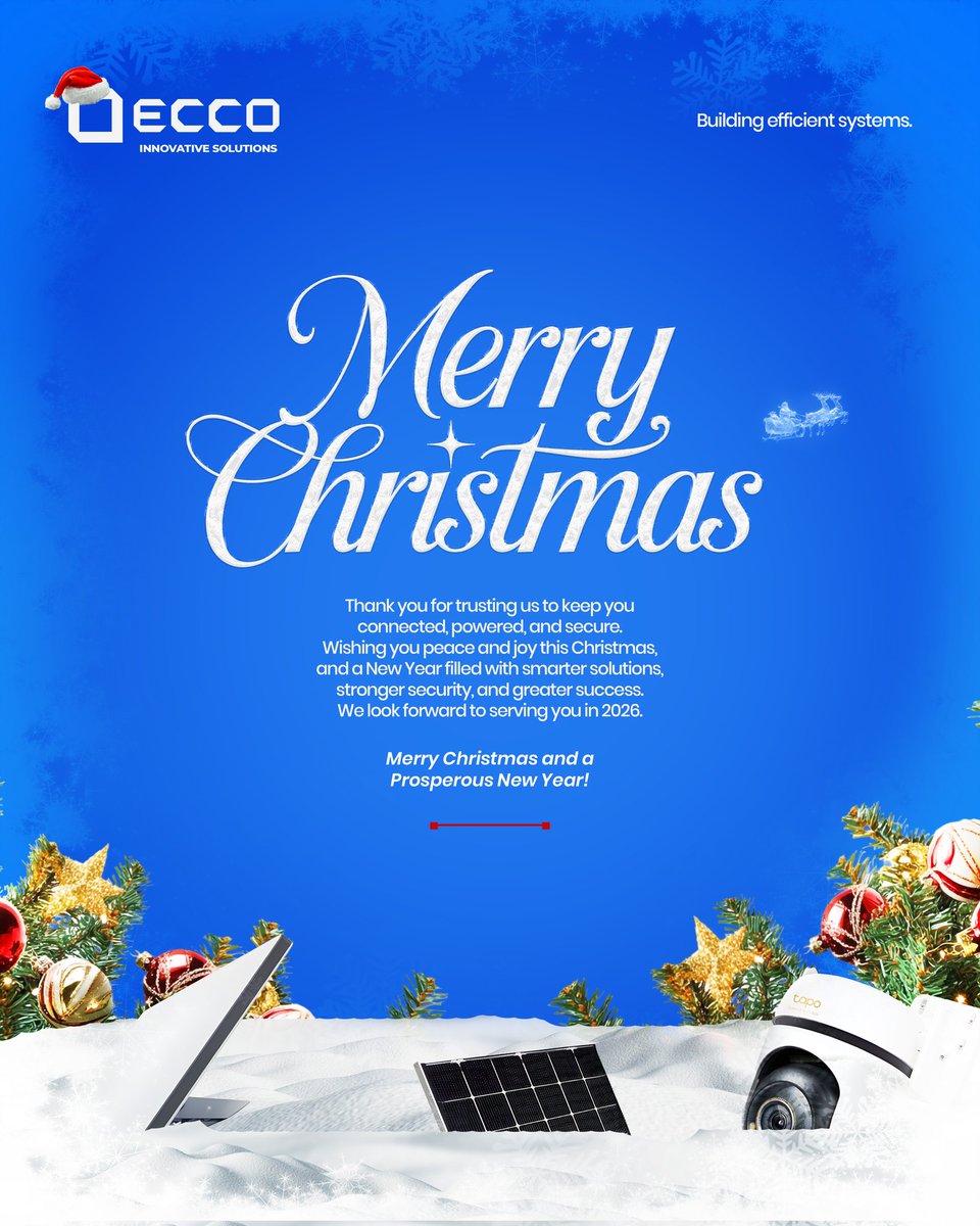 EccoEngineering's tweet photo. Wishing you a Merry Christmas celebration and a happy new year. https://t.co/guhprcvSjI