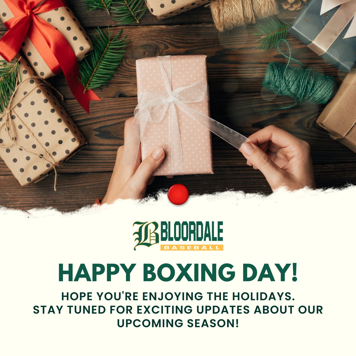 Boxing Day is for relaxing &amp; enjoying the moments that matter most. As the year winds down, we're gearing up for an exciting 2025 season!

Stay tuned—big things are coming! bloordalebaseball.com 

#BoxingDay2025 #BloordaleBaseball #BaseballSeason #FamilyFun