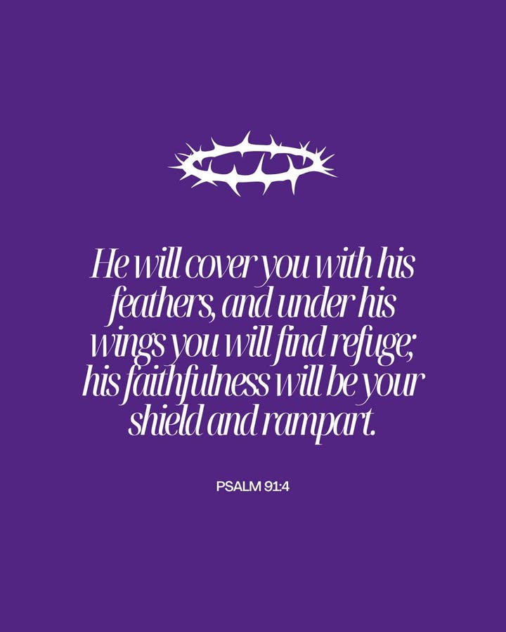 Hope1032's tweet image. Tough day? Let the truth of these words soak into your heart today.

He will cover you with his feathers, and under his wings you will find refuge; his faithfulness will be your shield and rampart. – Psalm 91:4

#verseoftheday #psalm91