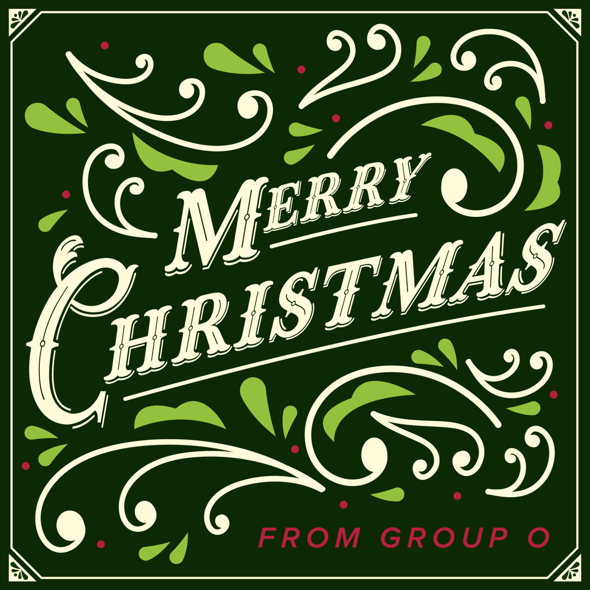 Merry Christmas from all of us at Group O! Wishing you a day filled with family and tradition.

#ChristmasDay #GroupO #HappyHolidays