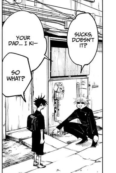 frogojo_'s tweet image. neither of them gaf about toji like that lmao