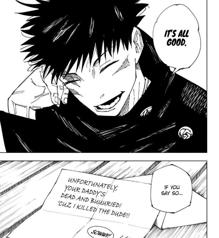 frogojo_'s tweet image. neither of them gaf about toji like that lmao