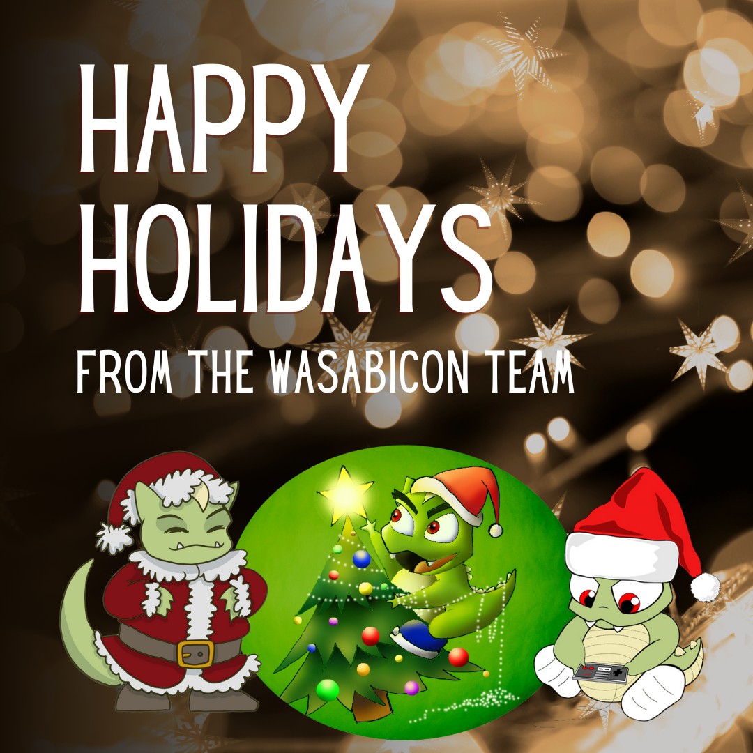 Happy Holidays from all of us at WasabiCon! 🎁❄️ Wishing our amazing friends a season filled with joy, fandom, and a little extra otaku magic. See you soon for more anime, cosplay, and unforgettable moments!