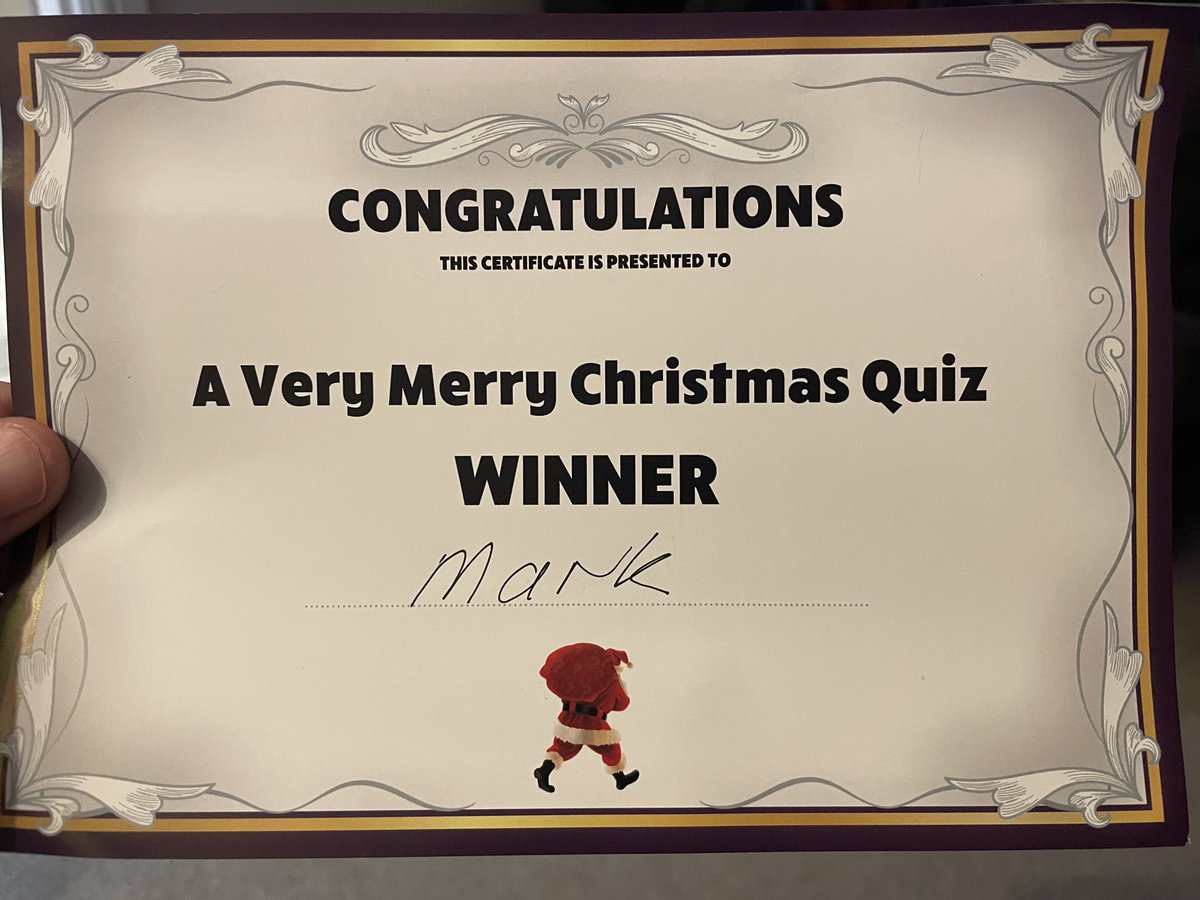 Winner, winner turkey dinner #ChristmasDay #party #Quiz