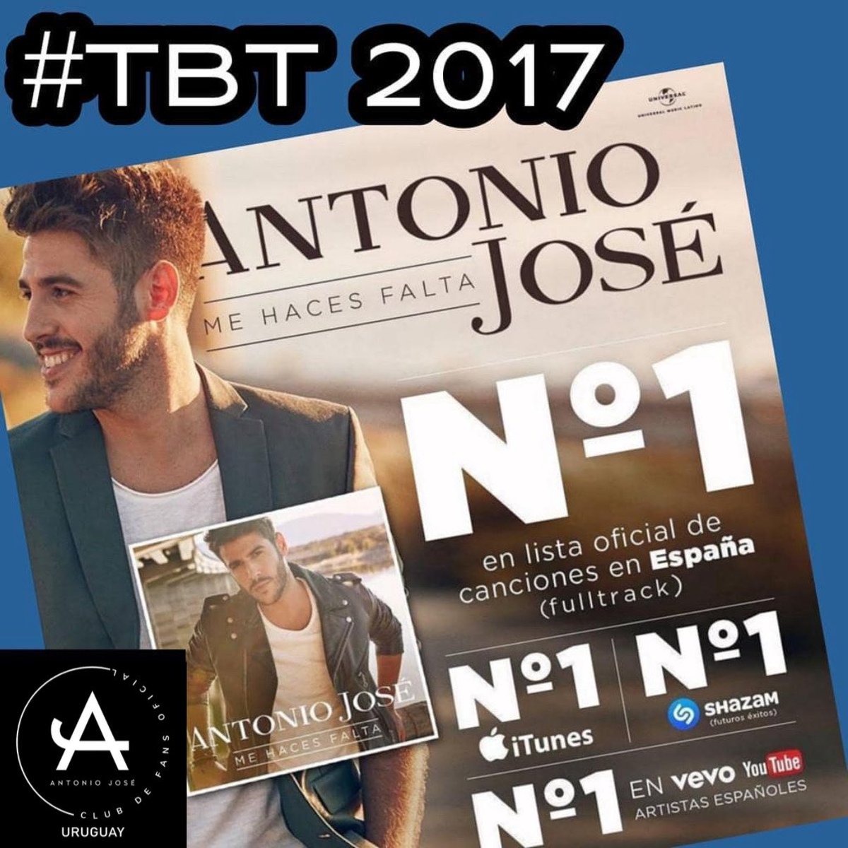 #TBT #año2017 <a href="/AntonioJSMazuec/">Antonio José</a> 

<a href="/OfficialCFAJose/">ANTONIO JOSÉ CFO</a> @umuruguay @universalspain @umargentina 

#antoniojosé #antoniojoseofficial #recuerdos