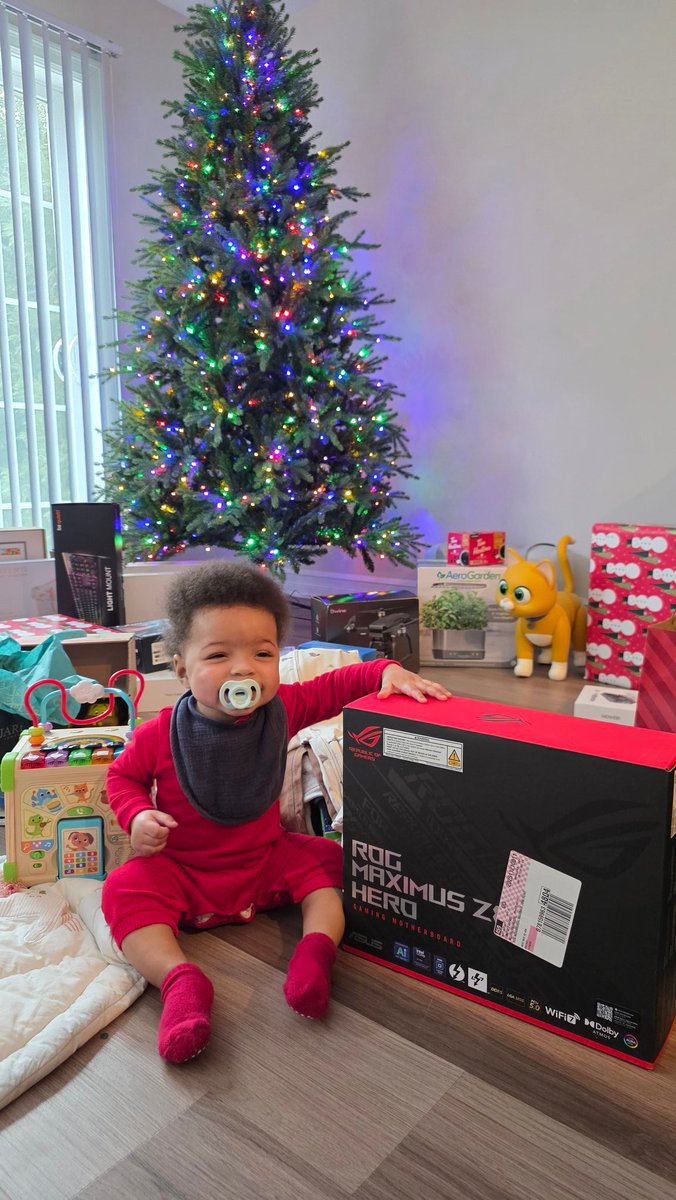 Just what he wanted for Christmas!