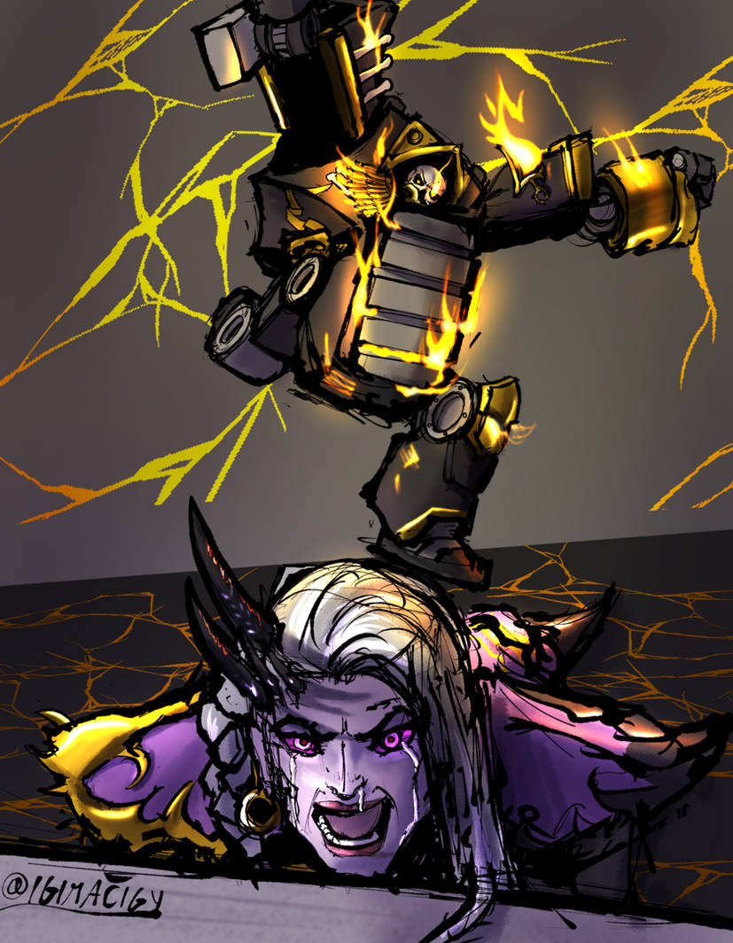 Fulgrim in his nightmares ever since meeting Rylanor again