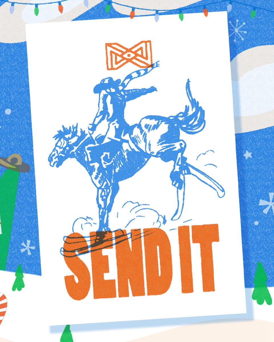 Happy holidays—we’ll ski ya in the new year 🎿