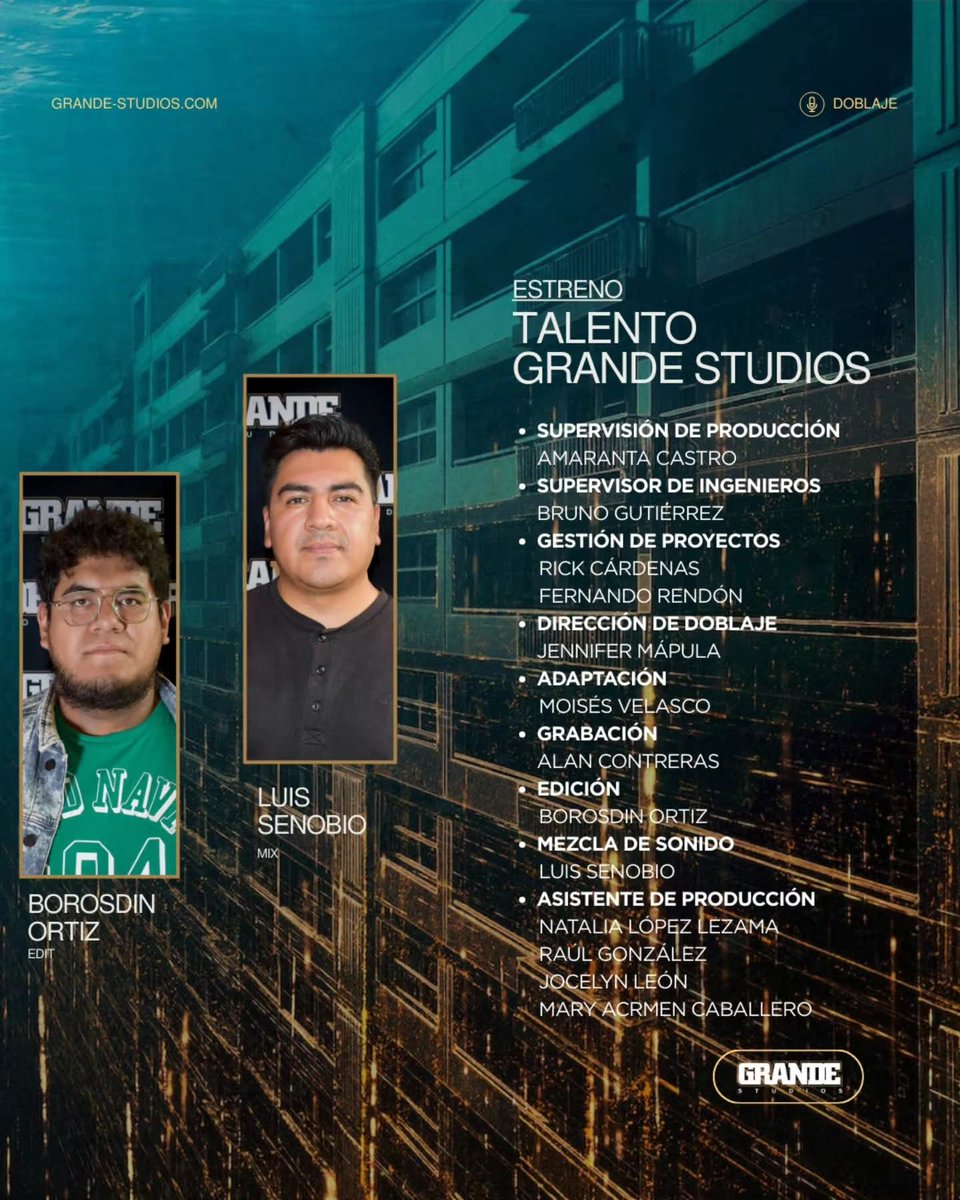F_Rendons's tweet photo. ¡Feliz de haber producido el doblaje Latinoamericano de esta película coreana con una premisa, propuesta y combinación interesante de los géneros de sci-fi y disaster film!  🌧🏢 https://t.co/UJEsiQHQs3
