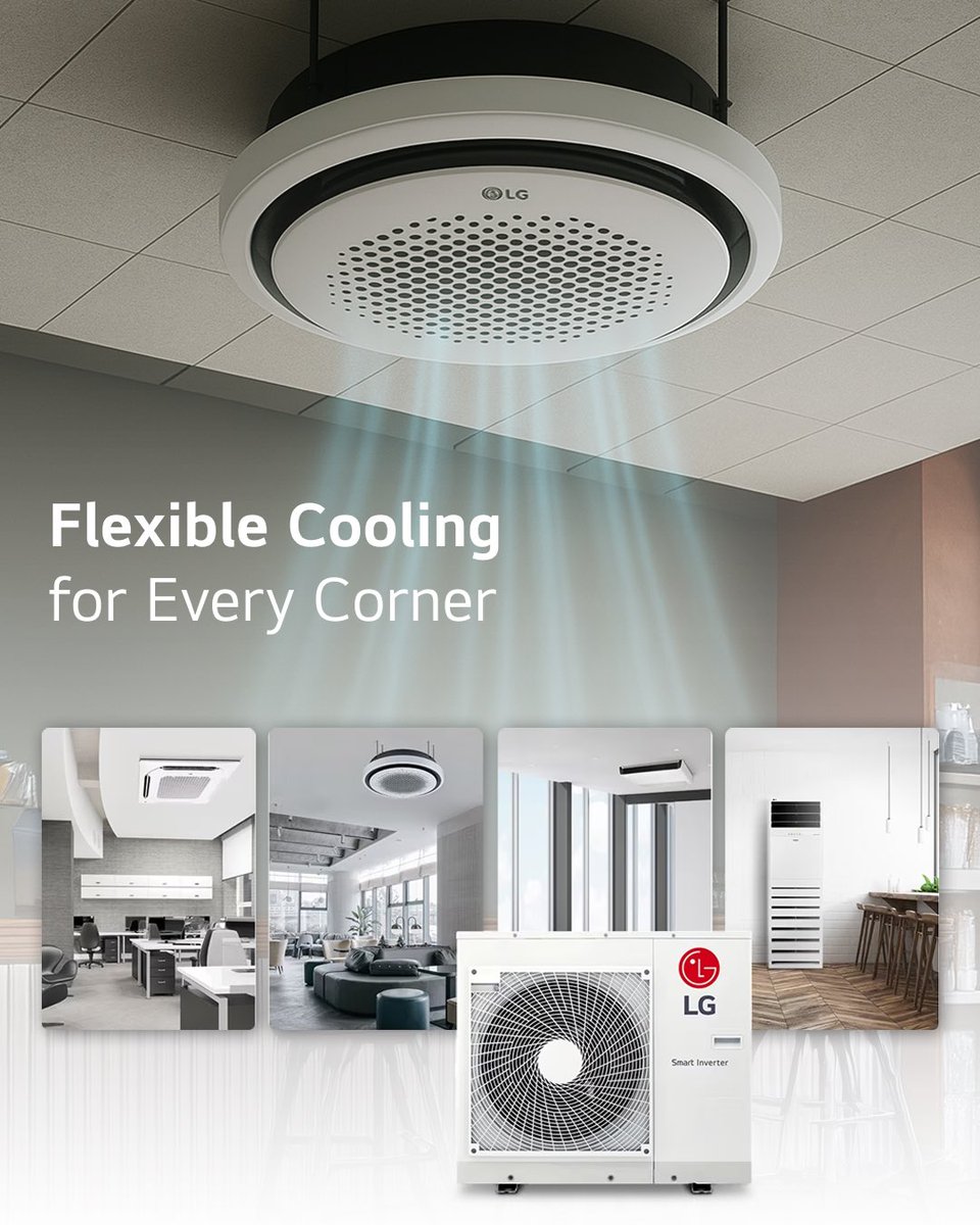 في المساحات الصغيرة، كل وحدة تكييف يجب أن تعمل بكفاءة عالية وبدون تعقيد في التركيب.
توفر LG Split حلولًا مرنة تناسب المكاتب والمقاهي والمساحات المحدودة.
أداء موثوق يسمح بالاستفادة القصوى من كل متر.

🔗 lg.com/sa/business/hv…

#LG #LGHVAC #LG_Saudi #SHAKERGROUP  #LGEcoSolution