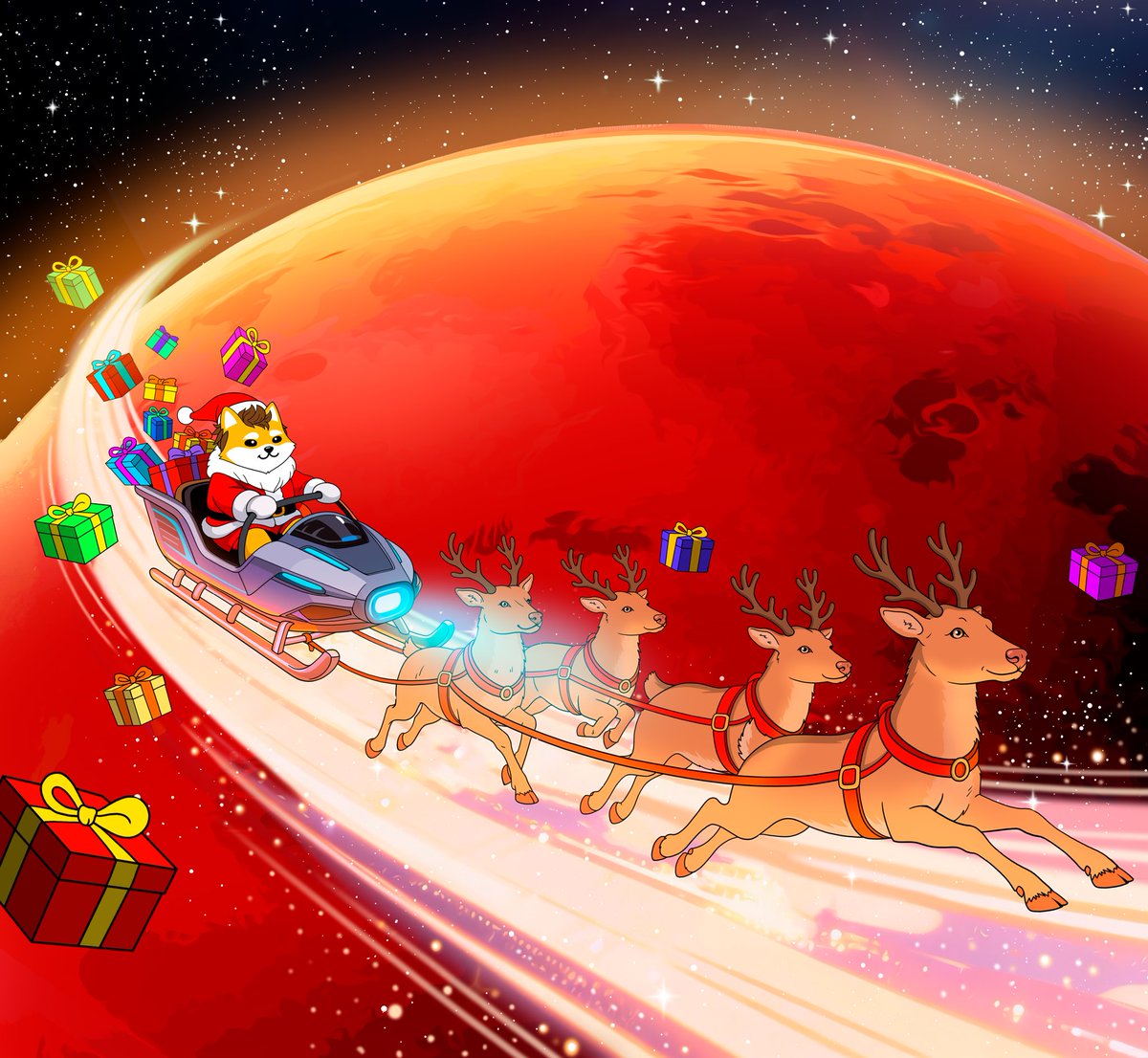 DogelonMars's tweet image. Wishing you a very Martian Christmas 🎄