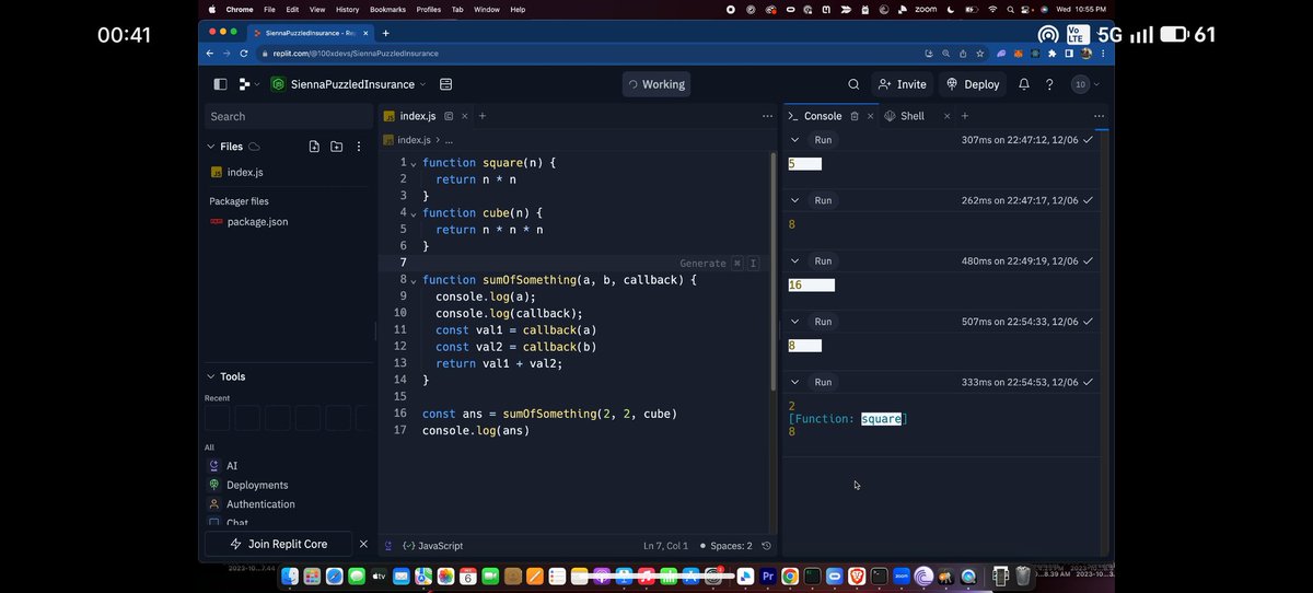 theakhileshwar's tweet photo. Day-3 | Week-1 Completed 

Covered fundamental JS building blocks today →
✔ Functions
✔ Loops
✔ Callback functions

Writing logic feels more structured, powerful & reusable now 
Thanks @kirat_tw 

#JavaScript #WebDev #Callbacks #Functions #100DaysOfCode #LearningInPublic #FullStackJourney #HarkiratCohort #CodingLife