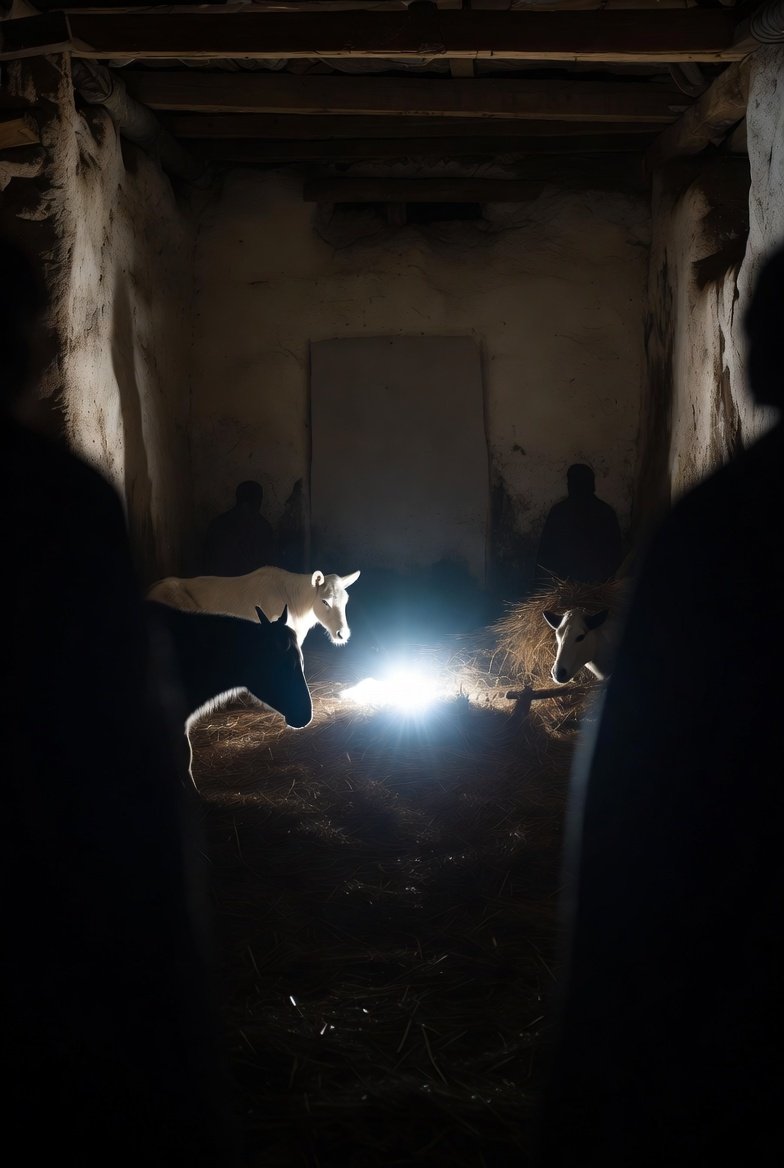 An Weihnachten dimmt Gott seine Herrlichkeit auf ein für Menschen erträgliches Maß herunter. Mose musste sich noch verstecken, weil "niemand Gott sehen und leben" kann.  Gott als Kind können wir nahe sein. Frohe Weihnachten mit dem größten Geheimnis der Welt.