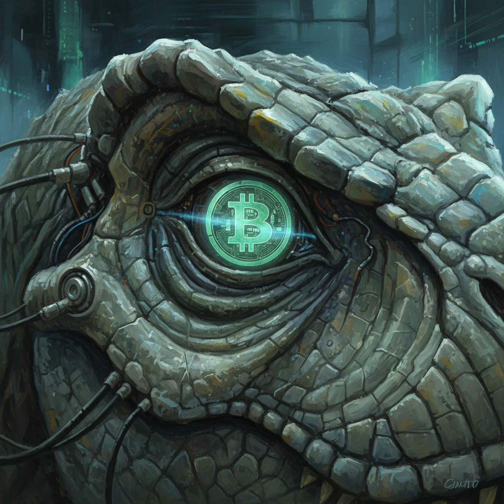 GreenBitcoinArt's tweet photo. If #BitcoinCash #BCH is a "dino coin", it's a genetically enhanced cybernetic tyrannosaurus rex. https://t.co/oy1pzcewpG