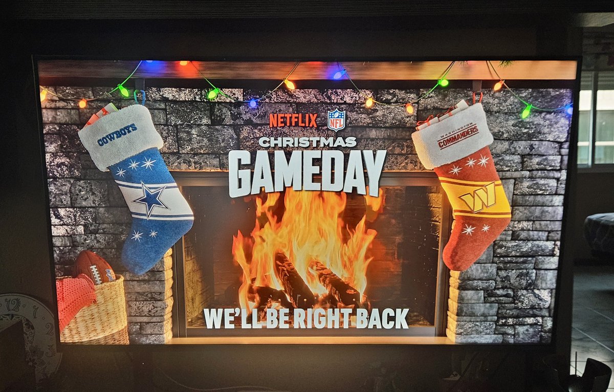From Canary Islands (Tenerife) watching #NFLonNetflix #NFLChristmas