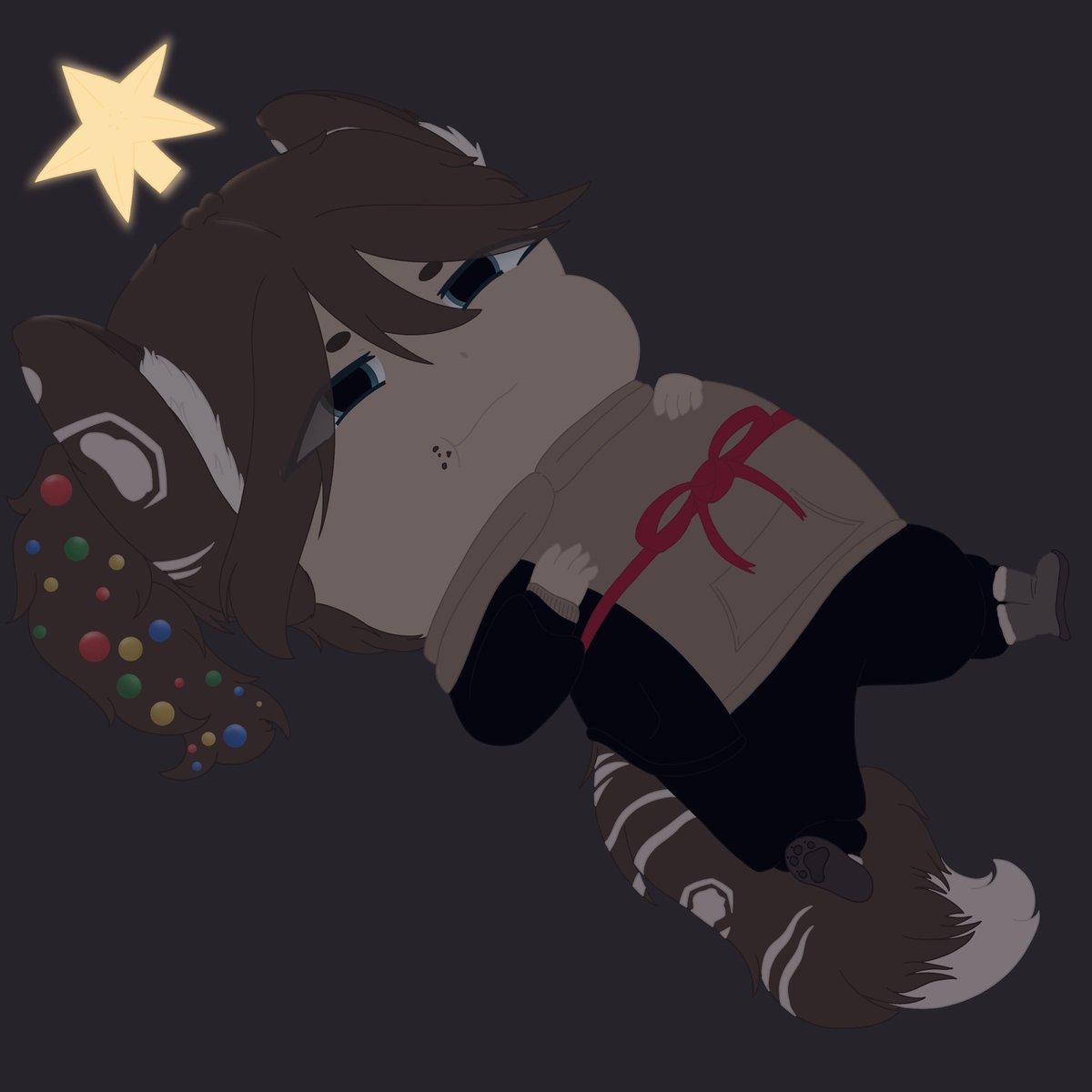 dumbmicrofox's tweet photo. Sorry guys. Mira ate all the cookies. But Merry Christmas!!!! #art #ChristmasDay https://t.co/0HsnEYqGUi