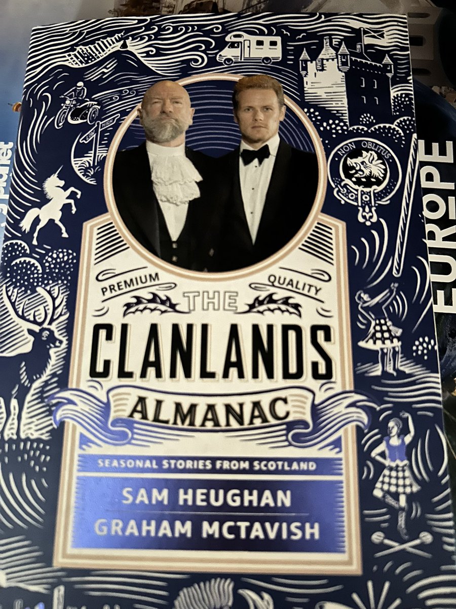 leessaa1's tweet photo. @SamHeughan @grahammctavish  I’m a lucky lady to have a thoughtful brother and sister in law to gift me with a great book for Christmas and they both know that Scotland is a big dream of mine https://t.co/ui19URQDMo