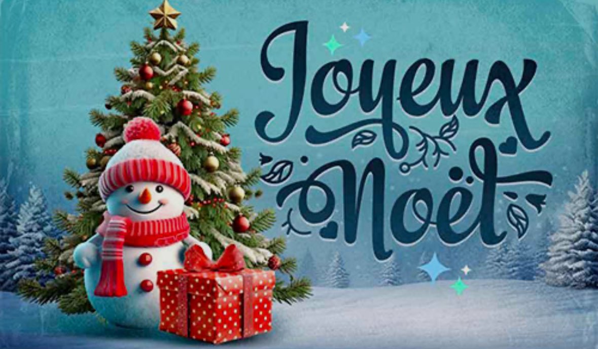 𝐉𝐨𝐲𝐞𝐮𝐬𝐞 𝐟𝐞̂𝐭𝐞 𝐝𝐞 𝐍𝐨𝐞̈𝐥 𝐚̀ 𝐭𝐨𝐮𝐭𝐞 𝐥𝐚 𝐜𝐨𝐦𝐦𝐮𝐧𝐚𝐮𝐭𝐞́ 𝐜𝐡𝐫𝐞́𝐭𝐢𝐞𝐧𝐧𝐞 𝐝𝐞𝐬 𝟒 𝐜𝐨𝐢𝐧𝐬 𝐝𝐮 𝐦𝐨𝐧𝐝𝐞 🎄 🎄 🎄 🎄