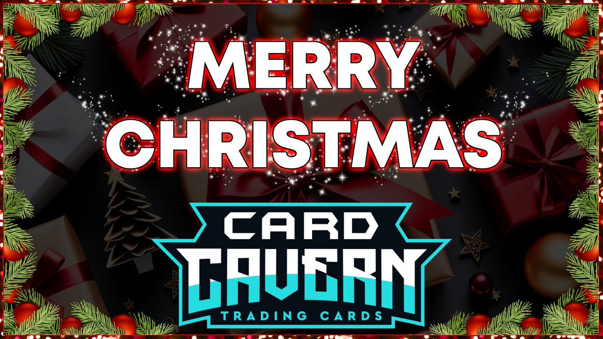 Merry Christmas from all of us at Card Cavern Trading Cards! 🎄❤️