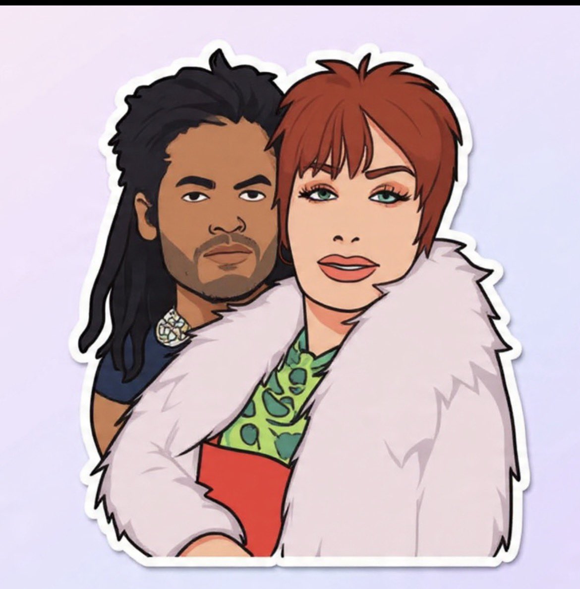 hilljayne's tweet image. Merry Christmas from me and @LennyKravitz (only in my dreams)💜🤪