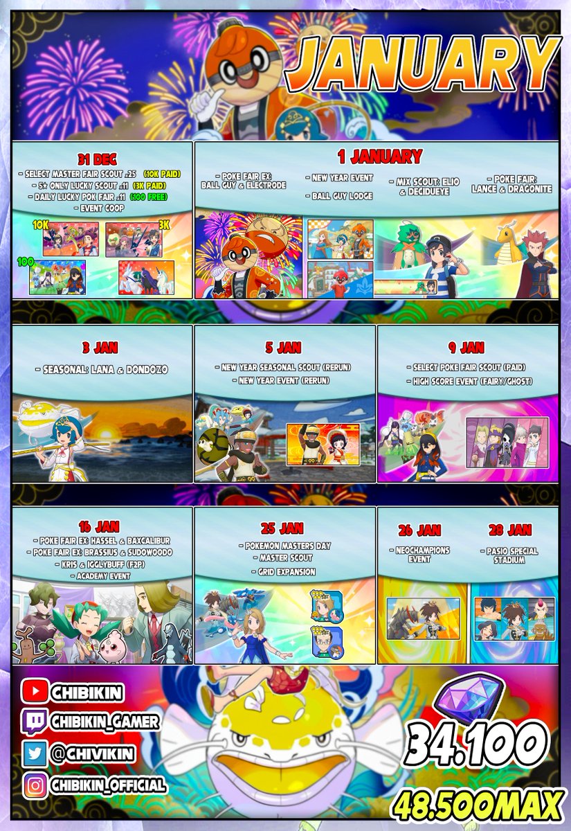 🇪🇸 CALENDARIO ENERO
🇬🇧 CALENDAR JANUARY
youtu.be/dKyZZfJd6To?si…

<a href="/PokemonMasters/">Pokémon Masters EX</a> <a href="/absolutelypm/">👁️‍🗨️ Absol-utely 🔍</a>