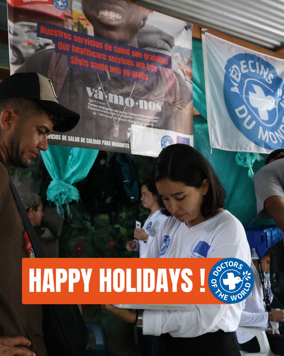 This holiday season, we’re reminded of the power of compassion and solidarity.
From all of us at Doctors of the World, we wish you a peaceful and joyful holiday—wherever you are. Together, we continue to stand for health, dignity, and care for all. 💙
#HappyHolidays #HealthForAll