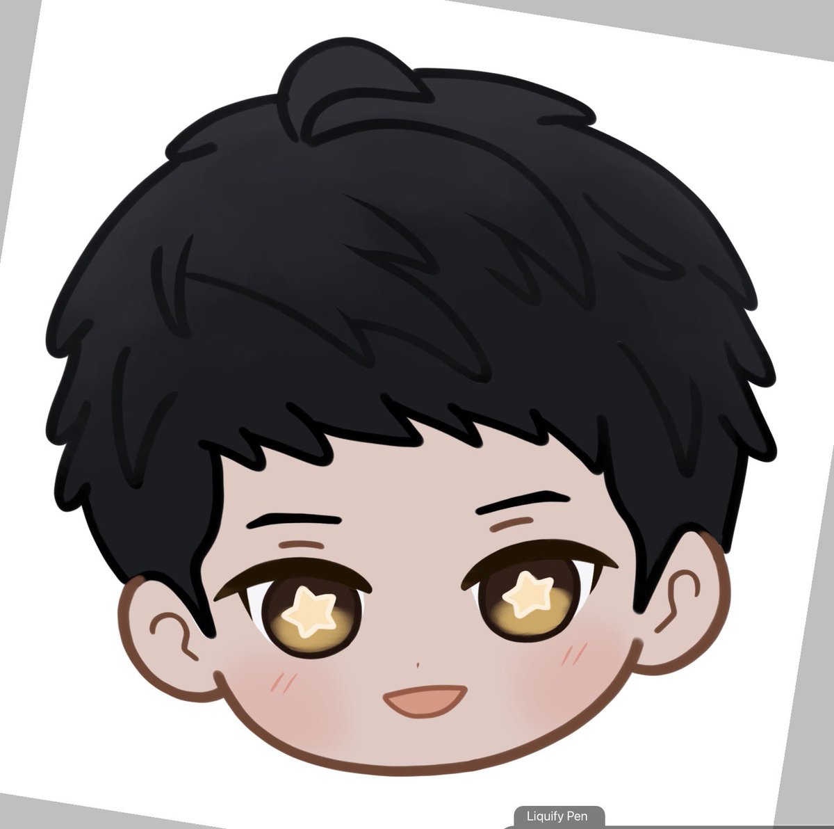 Tumblr Update 💙 Dec.25 I think we should all give my chibi Gideon a kiss, image size:1200x1192